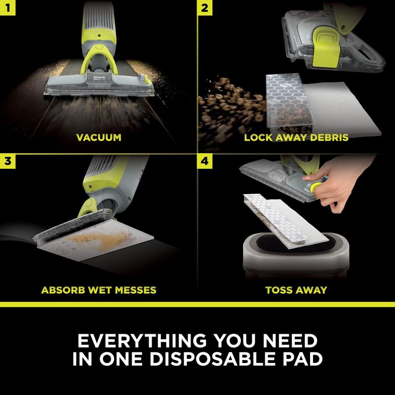 Shark VacMop 2-in-1 Cordless Vacuum Mop with Targeted Spray Complete Kit